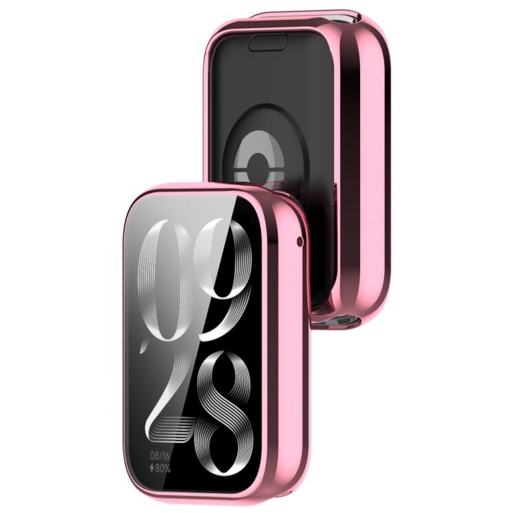 Защитный чехол Deexe Protective Frame для Xiaomi Mi Smart Band 9 Pro - Pink: фото 5 из 8