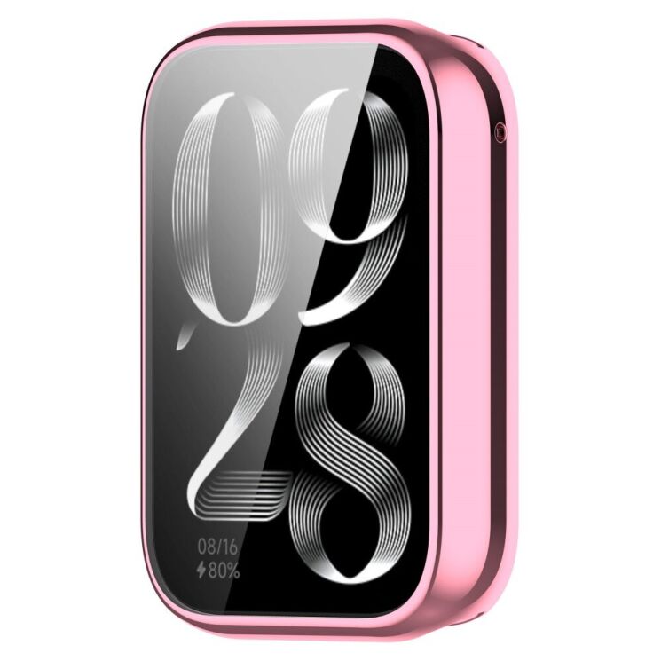 Защитный чехол Deexe Protective Frame для Xiaomi Mi Smart Band 9 Pro - Pink: фото 4 из 8