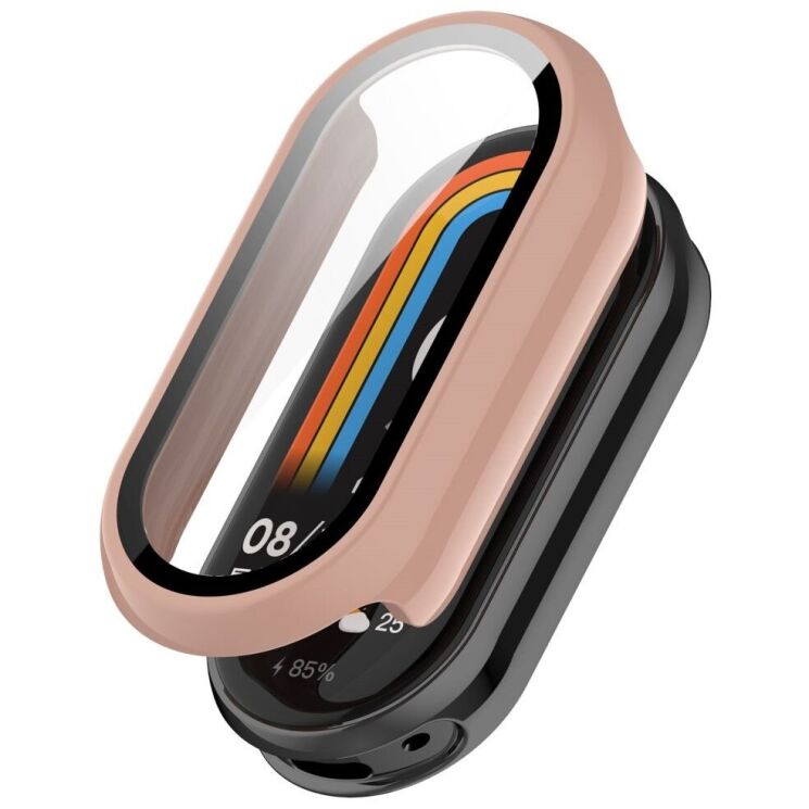 Защитный чехол Deexe Protective Frame для Xiaomi Mi Smart Band 9 - Pink: фото 1 из 8