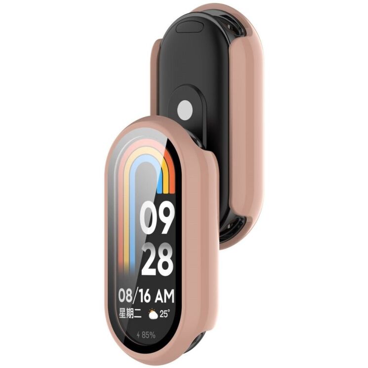 Защитный чехол Deexe Protective Frame для Xiaomi Mi Smart Band 9 - Pink: фото 3 из 8