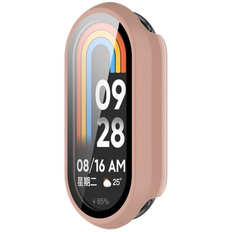 Защитный чехол Deexe Protective Frame для Xiaomi Mi Smart Band 9 - Pink: фото 2 из 8