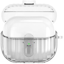 Захисний чохол Deexe Ridge Guard для Samsung Galaxy Buds 3 / Buds 3 Pro - Transparent: фото 1 з 3