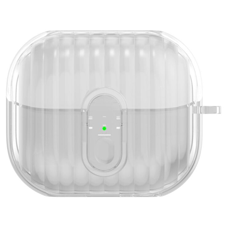 Захисний чохол Deexe Ridge Guard для Samsung Galaxy Buds 3 / Buds 3 Pro - Transparent: фото 2 з 3