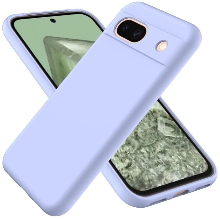 Захисний чохол Deexe Silicone Case для Google Pixel 8A - Purple: фото 1 з 8