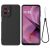 Захисний чохол Deexe Silicone Case для Motorola Moto G55 - Black: фото 1 з 8