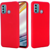 Захисний чохол Deexe Silicone Case для Motorola Moto G60 - Red: фото 1 з 7