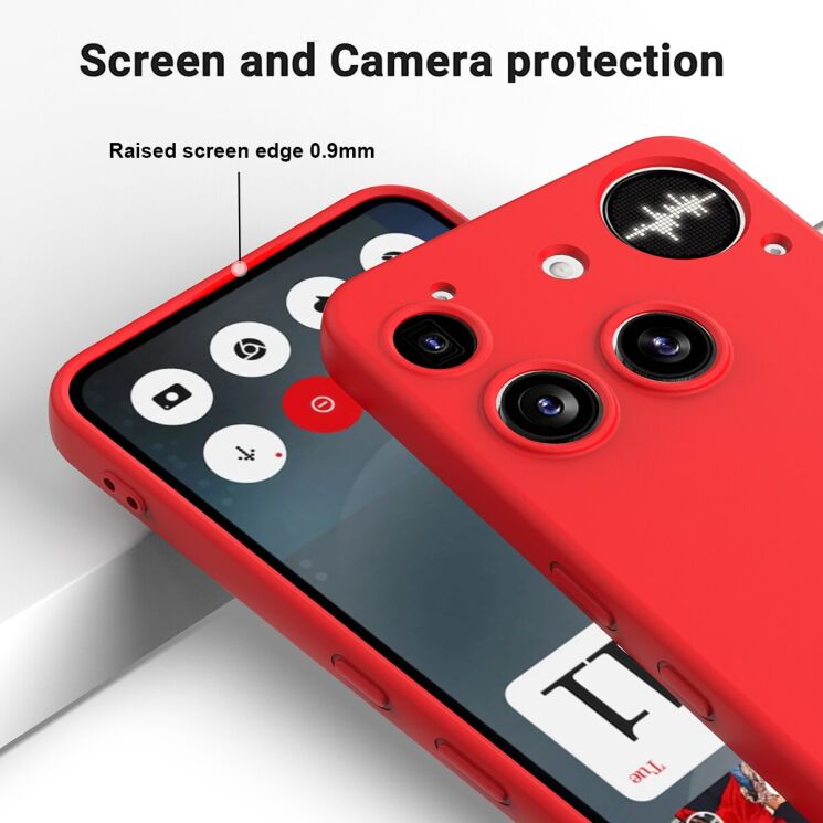Захисний чохол Deexe Silicone Case для Nothing Phone (3) - Black: фото 5 з 9