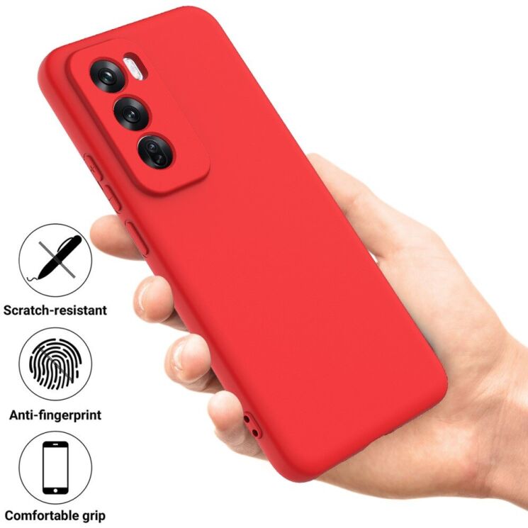 Защитный чехол Deexe Silicone Case для OPPO Reno 12 Pro - Black: фото 2 из 8