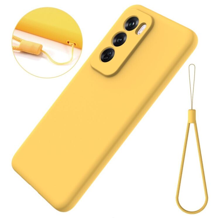 Защитный чехол Deexe Silicone Case для OPPO Reno 12 Pro - Black: фото 7 из 8