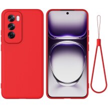 Защитный чехол Deexe Silicone Case для OPPO Reno 12 Pro - Red: фото 1 из 8