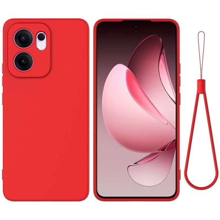 Защитный чехол Deexe Silicone Case для OPPO Reno 13 F/FS 5G - Red: фото 1 из 8