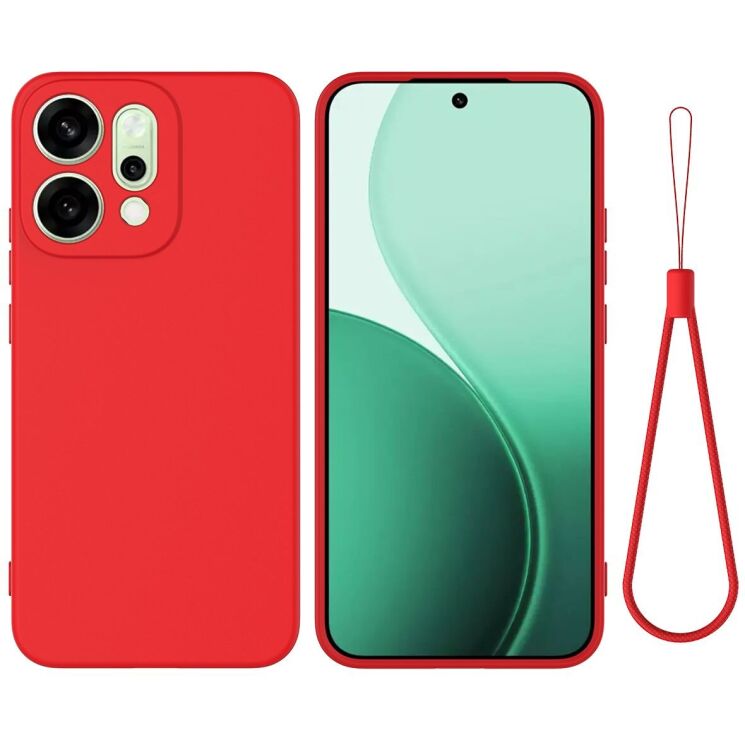 Захисний чохол Deexe Silicone Case для OPPO Reno 14 5G - Red: фото 1 з 9