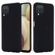 Защитный чехол Deexe Silicone Case для Samsung Galaxy A12 (A125) / A12 Nacho (A127) / M12 (M127) - Black (260327B)