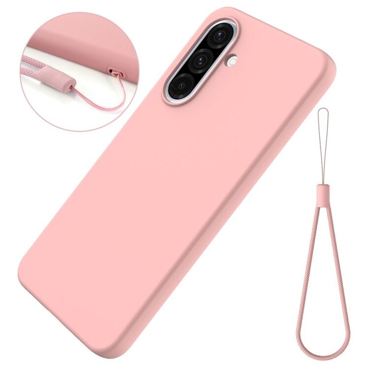 Силиконовый (TPU) чехол Deexe Silicone Case для Samsung Galaxy A56 (A566) - Pink: фото 2 из 8