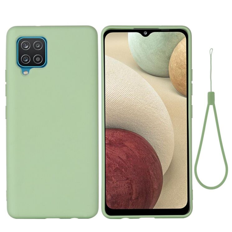 Защитный чехол Deexe Silicone Case для Samsung Galaxy M32 (M325) - Green: фото 2 из 7