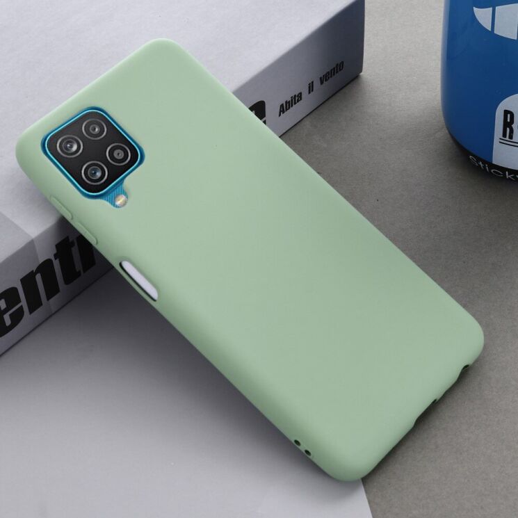 Защитный чехол Deexe Silicone Case для Samsung Galaxy M32 (M325) - Green: фото 3 из 7