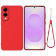 Захисний чохол Deexe Silicone Case для Samsung Galaxy S25 Edge (S937) - Red (377511R)