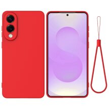 Защитный чехол Deexe Silicone Case для Samsung Galaxy S25 Edge (S937) - Red: фото 1 из 9
