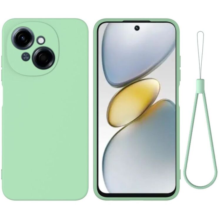 Защитный чехол Deexe Silicone Case для TECNO Spark Go 1 - Green: фото 1 из 8