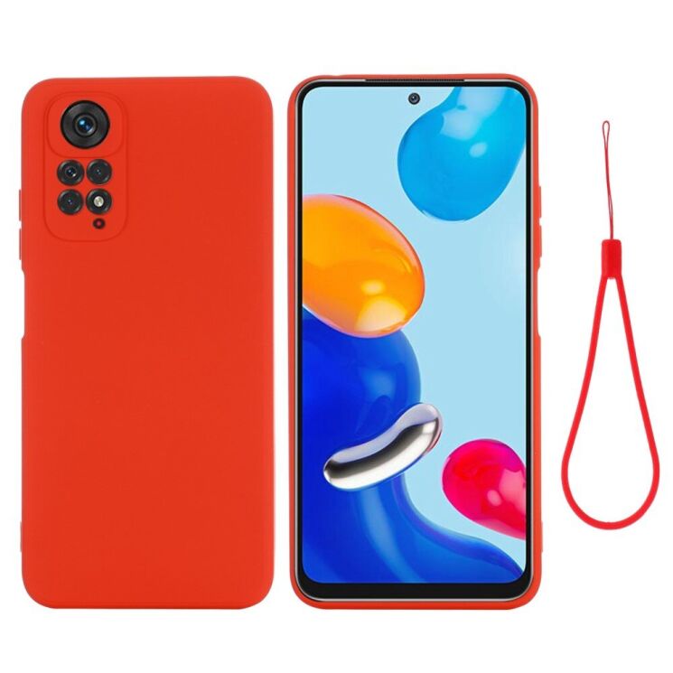 Защитный чехол Deexe Silicone Case для Xiaomi Redmi Note 11 Pro Global (4G/5G) / 11E Pro - Red: фото 1 из 11