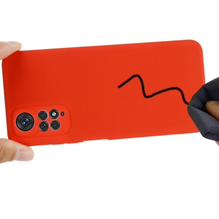 Защитный чехол Deexe Silicone Case для Xiaomi Redmi Note 11 Pro Global (4G/5G) / 11E Pro - Red: фото 5 из 11