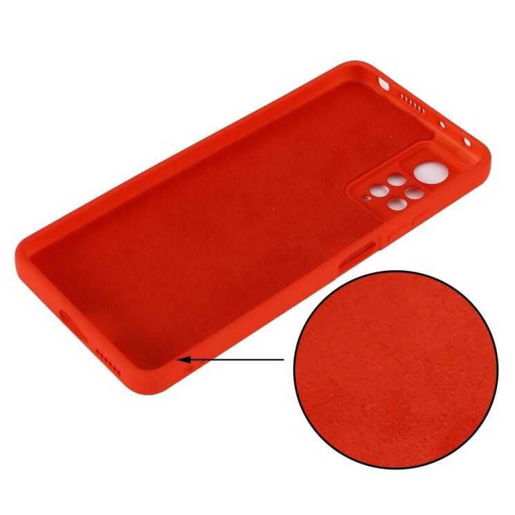 Защитный чехол Deexe Silicone Case для Xiaomi Redmi Note 11 Pro Global (4G/5G) / 11E Pro - Red: фото 4 из 11