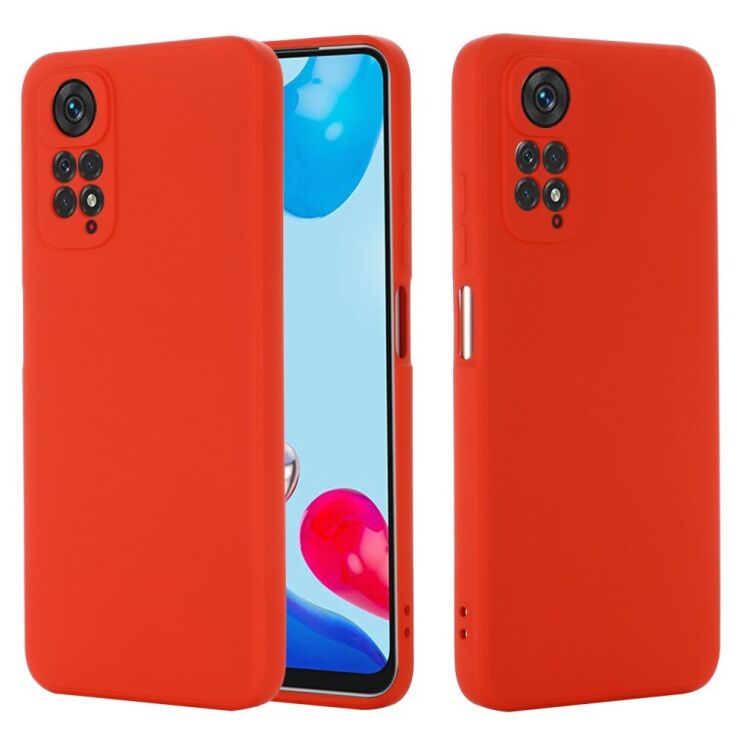 Защитный чехол Deexe Silicone Case для Xiaomi Redmi Note 11 Pro Global (4G/5G) / 11E Pro - Red: фото 2 из 11