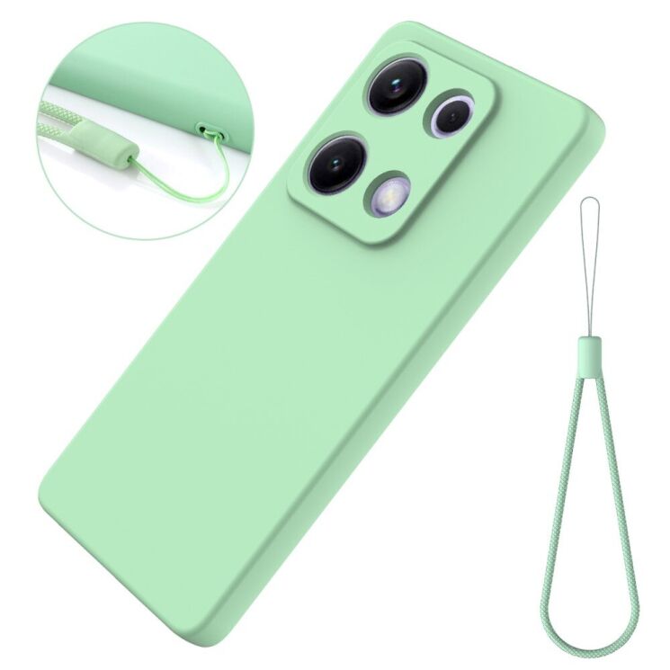 Защитный чехол Deexe Silicone Case для Xiaomi Redmi Note 14S - Black: фото 7 из 9