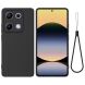 Защитный чехол Deexe Silicone Case для Xiaomi Redmi Note 14S - Black (375936B). Фото 1 из 9