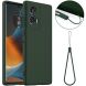 Защитный чехол Deexe Silicone Case with MagSafe для Motorola Edge 50 Fusion - Dark Green (354252DG). Фото 1 из 9