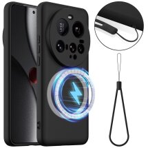 Защитный чехол Deexe Silicone Case with MagSafe для Xiaomi 15 Ultra - Black: фото 1 из 8
