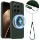 Захисний чохол Deexe Silicone Case with MagSafe для Xiaomi 17T Pro - Dark Green (422334DG). Фото 1 з 9