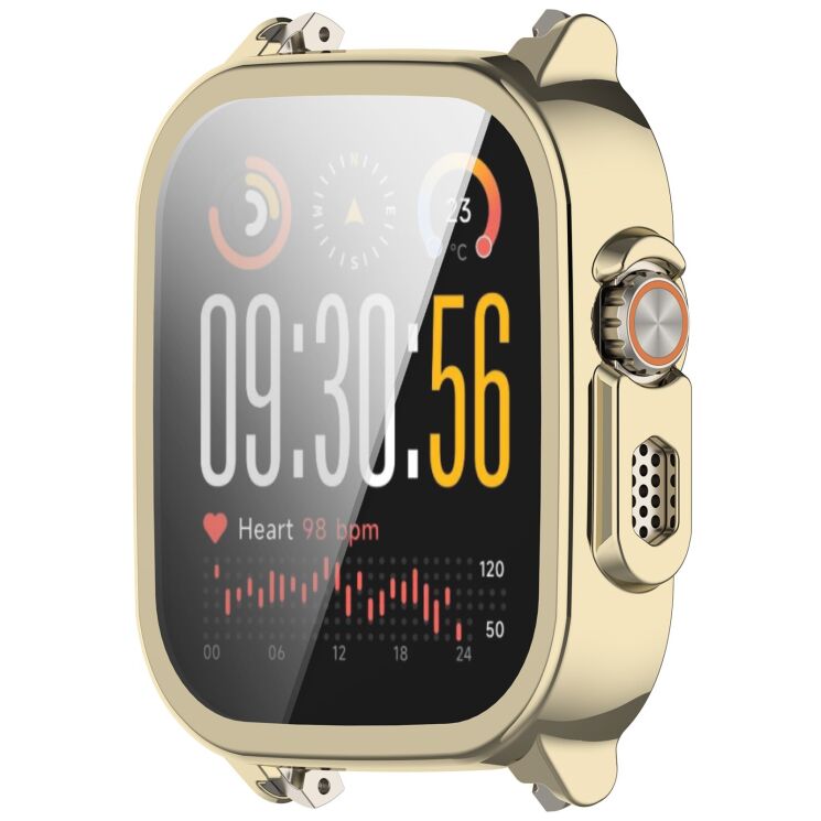 Защитный чехол Deexe Silicone Frame для Realme Watch 5 - Light Gold: фото 5 из 7