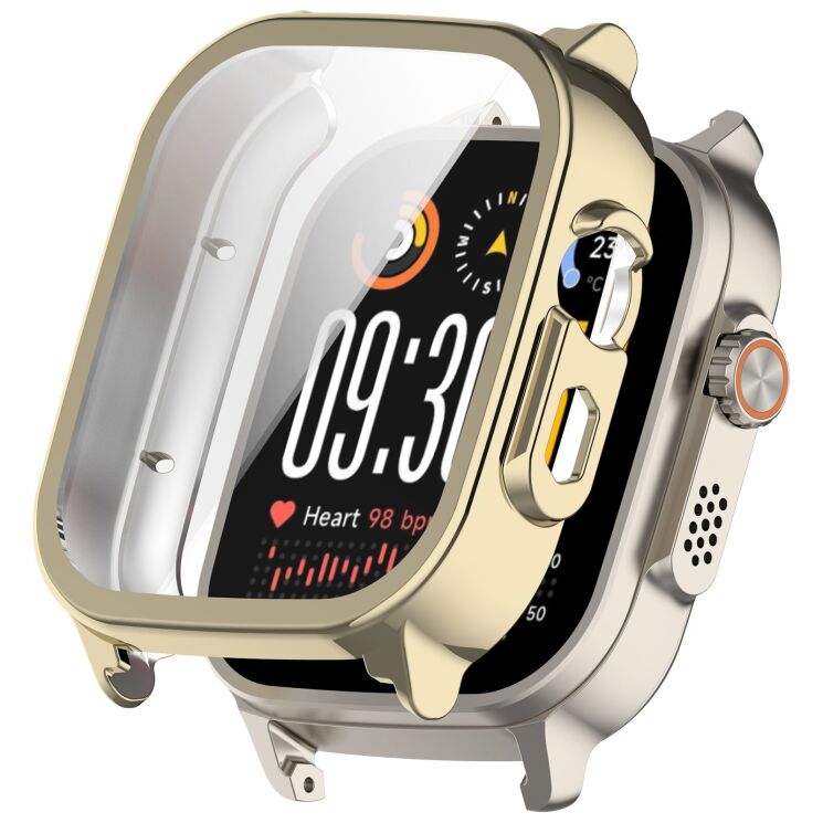 Защитный чехол Deexe Silicone Frame для Realme Watch 5 - Light Gold: фото 1 из 7