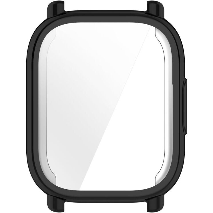 Защитный чехол Deexe Silicone Frame для Xiaomi Redmi Watch 5 Lite - Black: фото 5 из 7