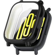 Защитный чехол Deexe Silicone Frame для Xiaomi Redmi Watch 5 Lite - Black: фото 1 из 7