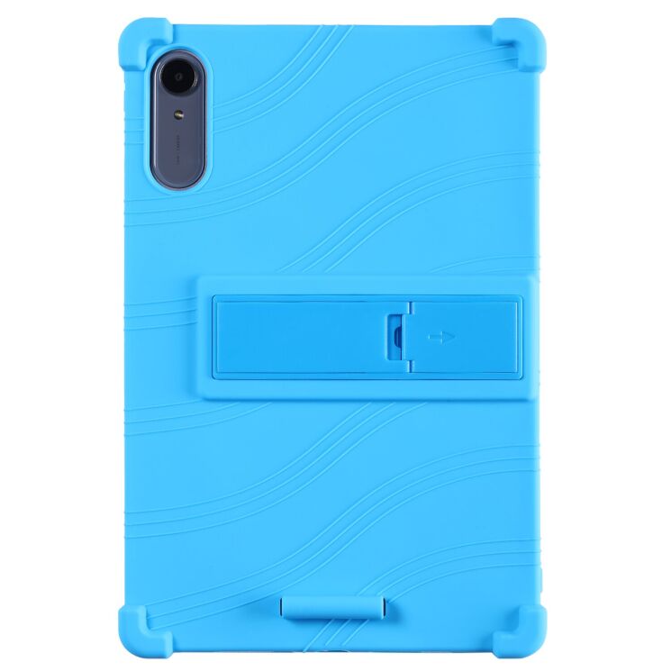 Захисний чохол Deexe Silicone Kickstand для Lenovo Idea Tab Pro Gen 2 - Baby Blue: фото 3 з 18