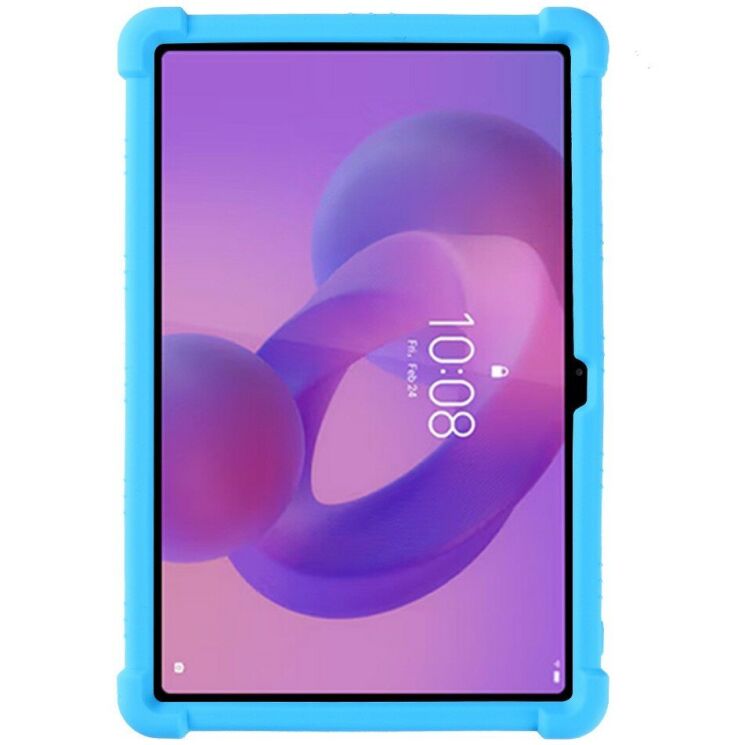 Захисний чохол Deexe Silicone Kickstand для Lenovo Tab K11 Gen 2 / Idea Tab (TB336) - Baby Blue: фото 3 з 10