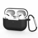 Захисний чохол Deexe Simple Style with Buckle для Apple AirPods Pro - Black (263208B). Фото 1 з 11