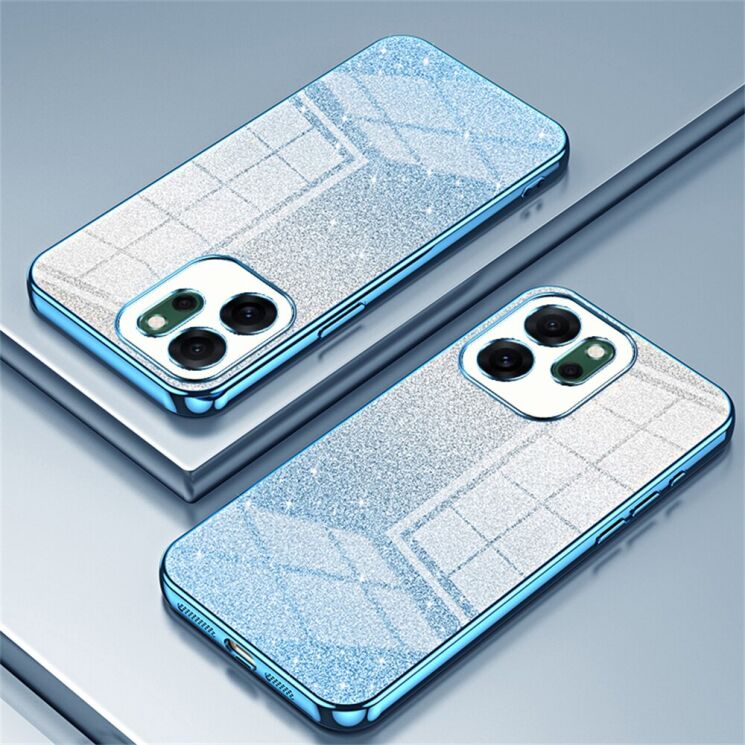 Захисний чохол Deexe Sparkles Cover для OPPO Reno 14 F/FS - Blue: фото 2 з 7