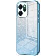 Захисний чохол Deexe Sparkles Cover для OPPO Reno 14 F/FS - Blue (388346L)