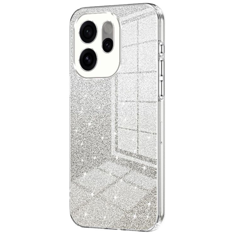 Защитный чехол Deexe Sparkles Cover для OPPO Reno 15 Pro - Transparent: фото 1 из 7
