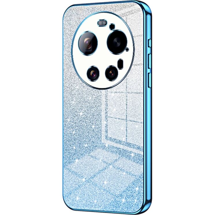 Защитный чехол Deexe Sparkles Cover для Xiaomi 17 Ultra - Blue: фото 1 из 7