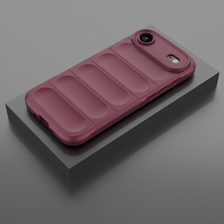 Защитный чехол Deexe Terra Case для Apple iPhone 17 Air - Wine Red: фото 4 из 6