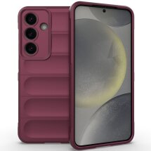 Защитный чехол Deexe Terra Case для Samsung Galaxy S25 Plus (S936) - Wine Red: фото 1 из 6