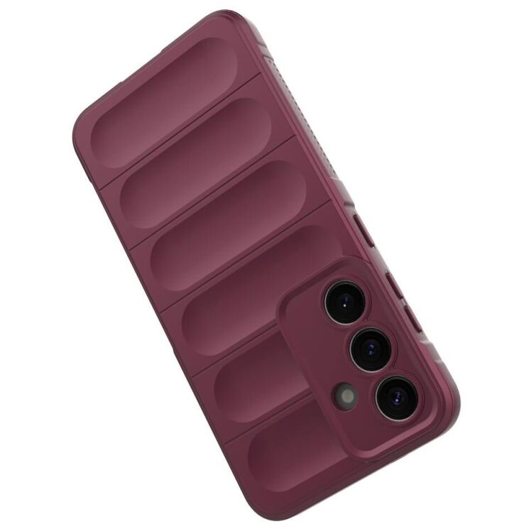Защитный чехол Deexe Terra Case для Samsung Galaxy S25 Plus (S936) - Wine Red: фото 3 из 6