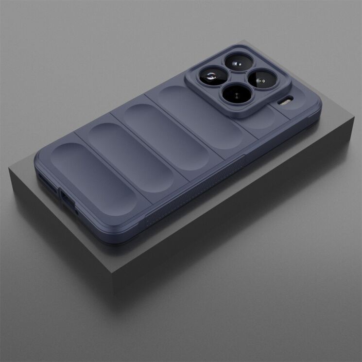 Защитный чехол Deexe Terra Case для Xiaomi 15 Pro - Dark Blue: фото 2 из 4