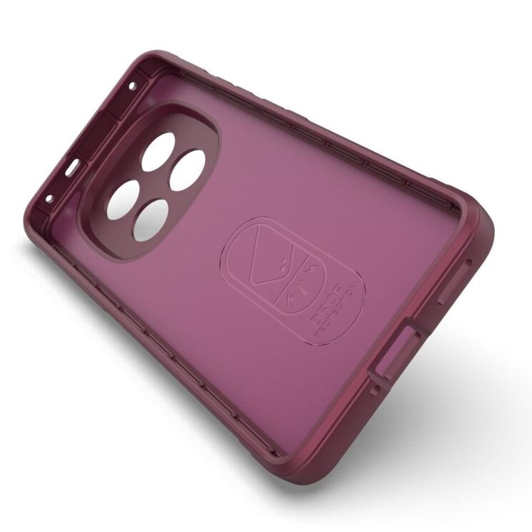Защитный чехол Deexe Terra Case для Xiaomi Redmi Note 14 Pro Plus - Wine Red: фото 3 из 10
