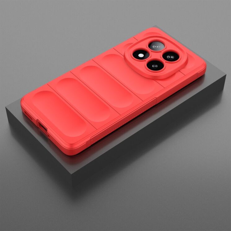 Защитный чехол Deexe Terra Case для Xiaomi Redmi Note 14 Pro Plus - Wine Red: фото 7 из 10