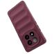 Защитный чехол Deexe Terra Case для Xiaomi Redmi Note 14 Pro Plus - Wine Red (373205WR). Фото 4 из 10